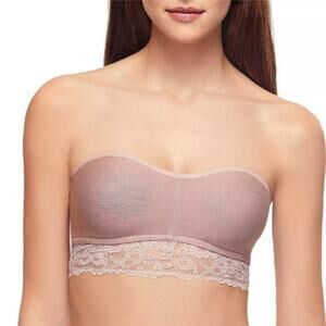 B.tempt'd by Wacoal b.charming Bandeau Strapless Bra Antler Size Medium